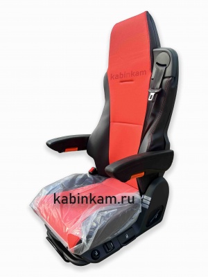 Сиденье пневмо Sandeka, Red Leather